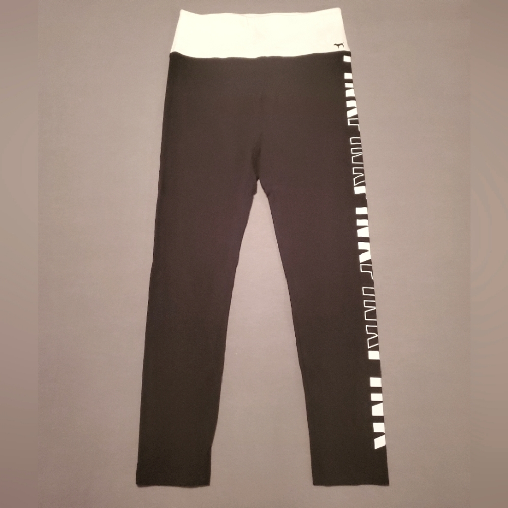 Victoria's Secret PINK Black Yoga Pants Size Large